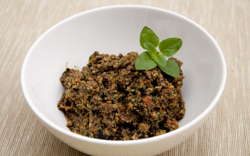 Olijven tomaten tapenade